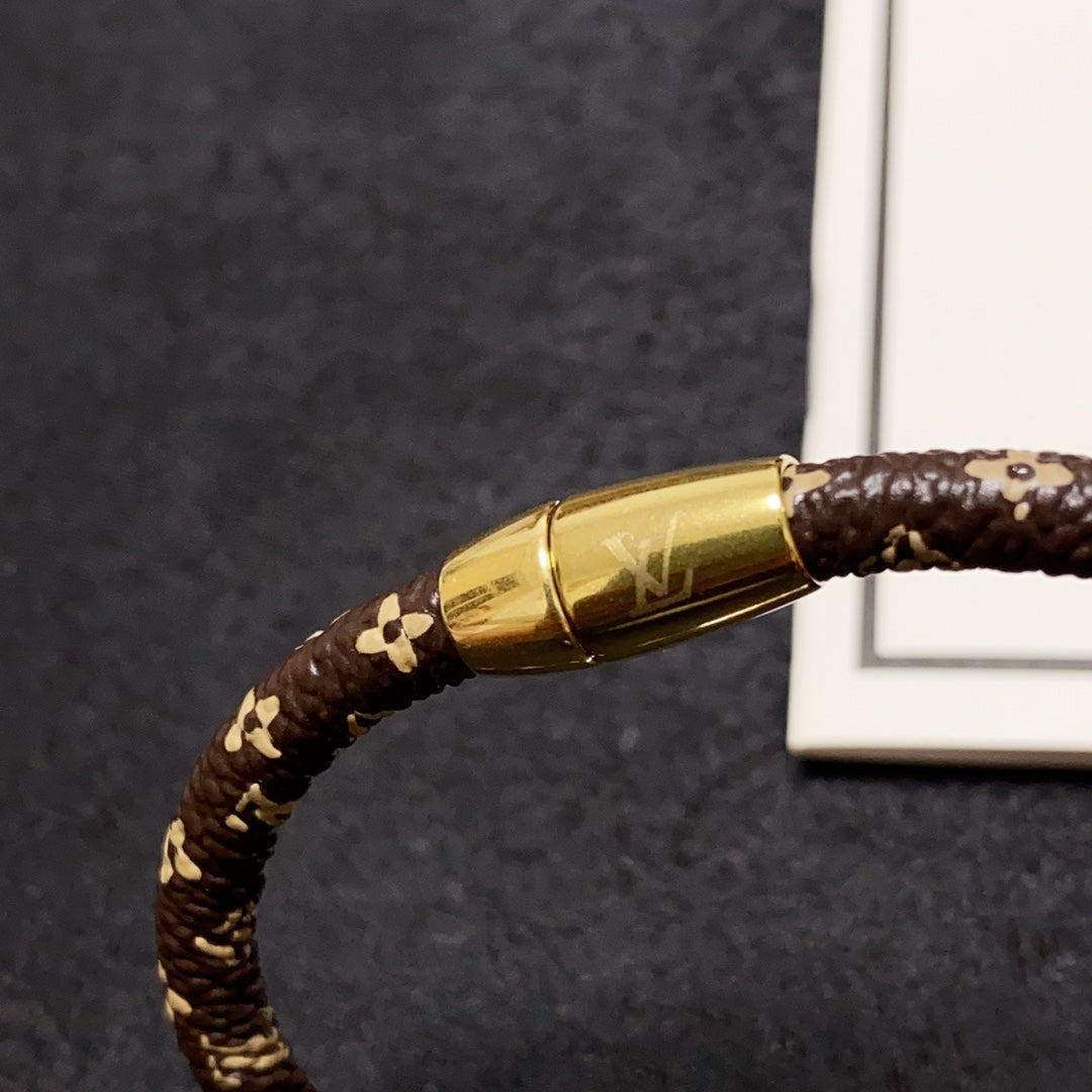 18K Louis Monogram Bracelet