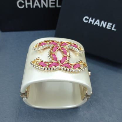 18K CC Pink Crystals Bracelet