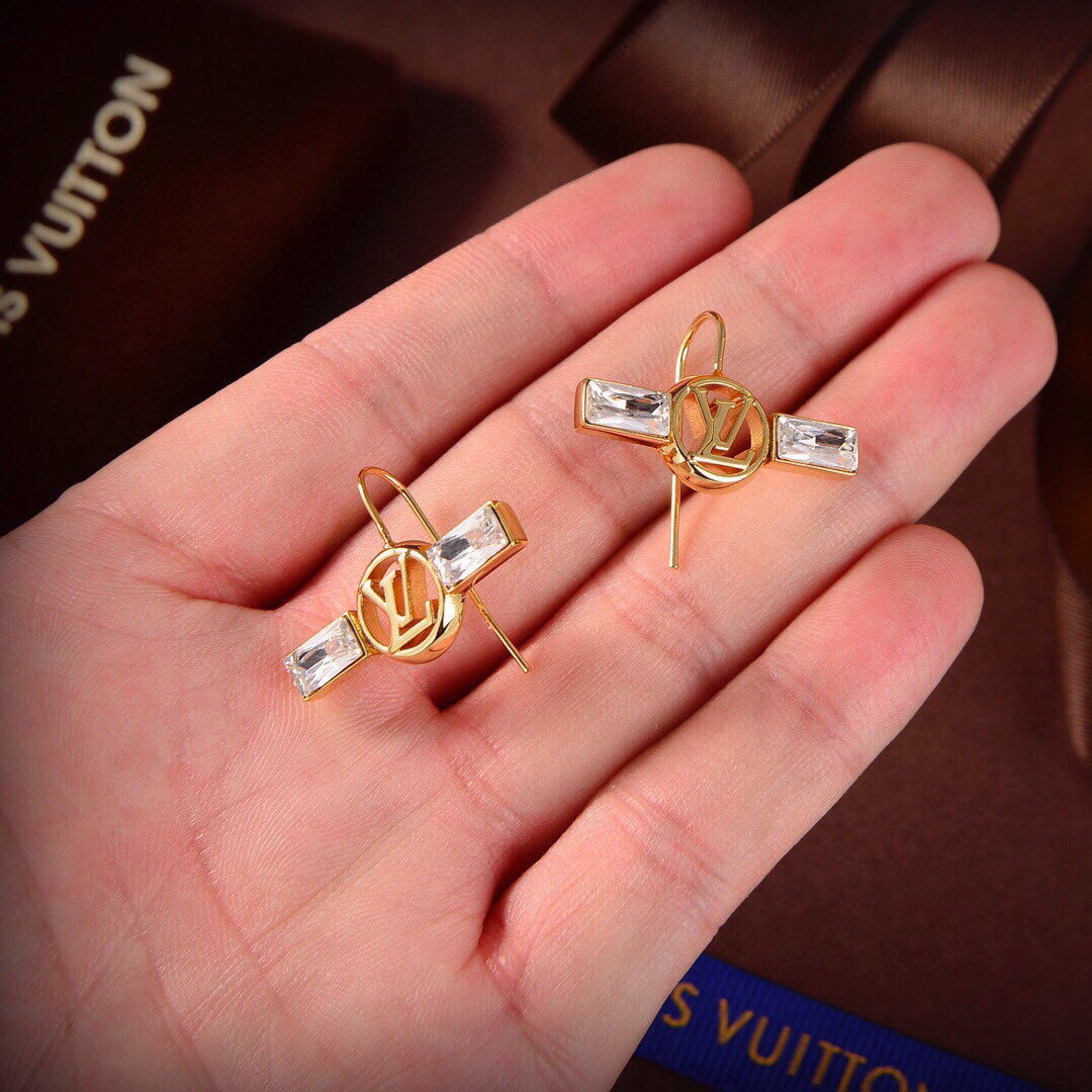 18K Louis Crystals Earrings