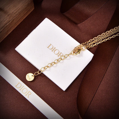 18K Petit CD Pearls Necklace