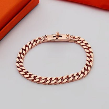 18K Kelly H Chain Bracelet