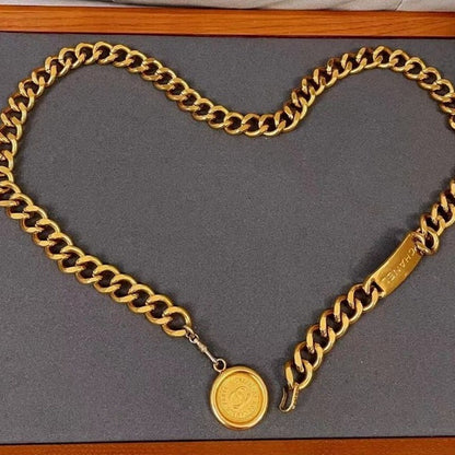 18K CC Gold Vintage Necklace