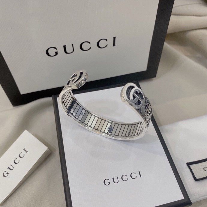 Marmont Double G Wide Bracelet