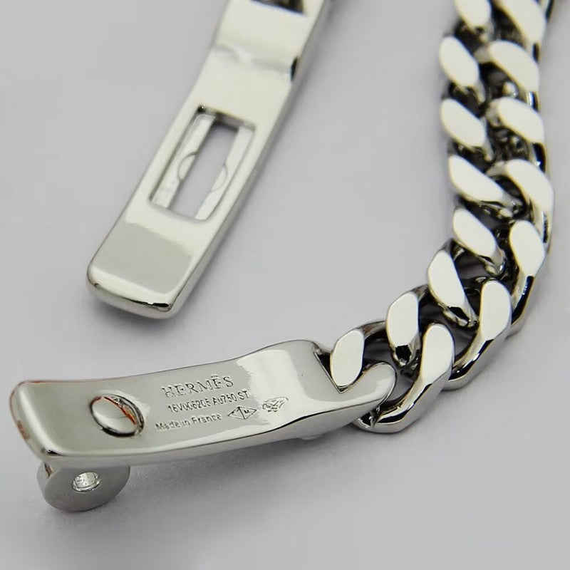 18K Kelly H Chain Bracelet