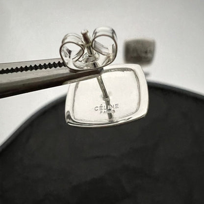 18K CE White Gold Earrings